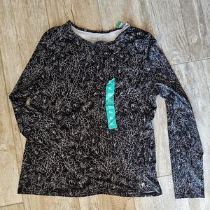 HANG TEN Womens Long Sleeve Rashguard with UPF 50+